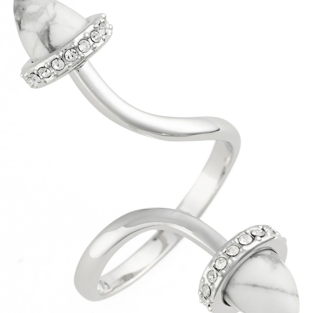 Rebecca Minkoff Metallic Acorn Twist Ring